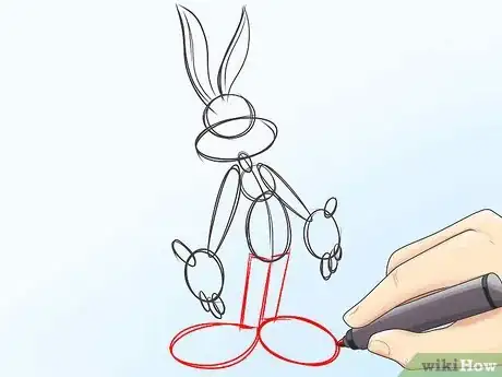 Imagen titulada Draw Bugs Bunny Step 5