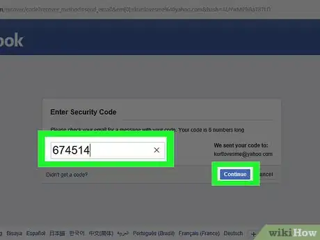 Imagen titulada Reset Your Facebook Password When You Have Forgotten It Step 8