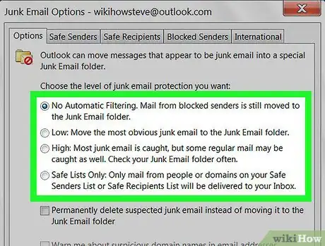 Imagen titulada Stop Junk Mail in Outlook on PC or Mac Step 5