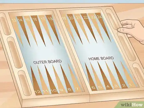 Imagen titulada Set up a Backgammon Board Step 1