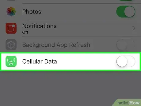 Imagen titulada Turn Off Cellular Data for WhatsApp on an iPhone Step 3