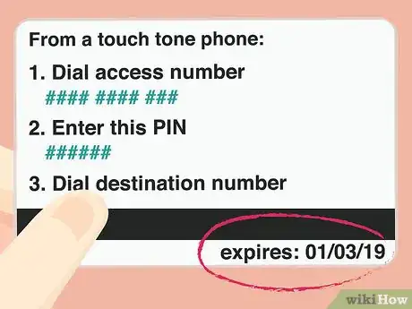 Imagen titulada Use a Calling Card Step 11