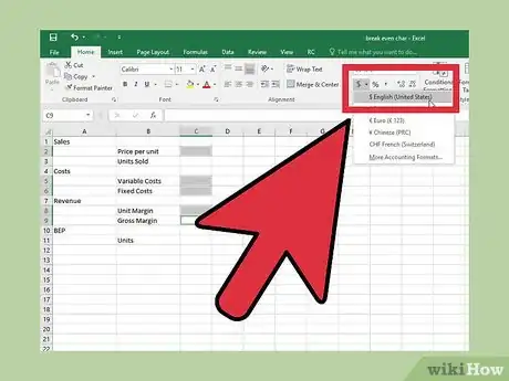 Imagen titulada Do a Break Even Chart in Excel Step 16