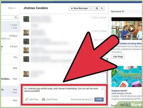 Imagen titulada Start a Conversation with a Guy on Facebook Step 10