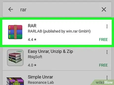 Imagen titulada Open RAR Files on Android Step 3