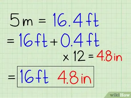 Imagen titulada Convert Meters to Feet Step 3