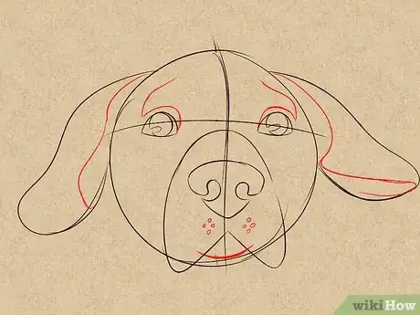 Imagen titulada Draw a Dog Face Step 4