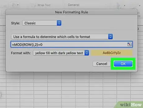 Imagen titulada Highlight Every Other Row in Excel Step 20