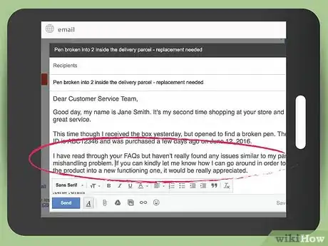 Imagen titulada Write an Email to Customer Service Step 19