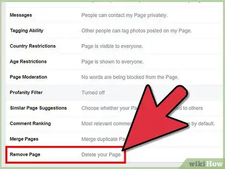 Imagen titulada Close a Facebook Business Page Step 4