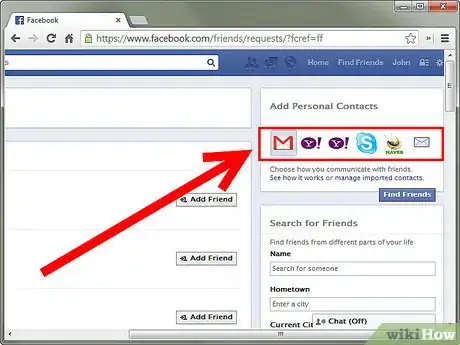 Imagen titulada Use the Facebook Friend Finder Tool Step 4