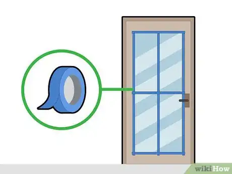 Imagen titulada Cover a Glass Door for Privacy Step 2