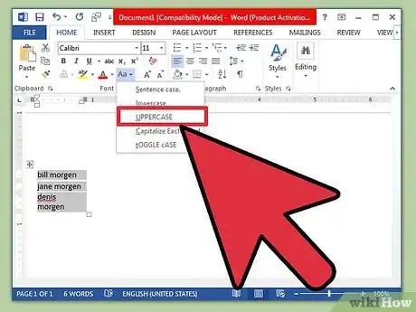 Imagen titulada Change from Lowercase to Uppercase in Excel Step 33