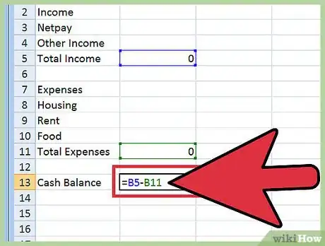 Imagen titulada Create a Budget Spreadsheet Step 7