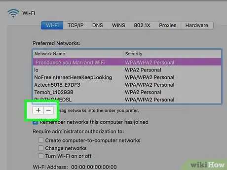 Imagen titulada Change the Default WiFi Network on a Mac Step 8