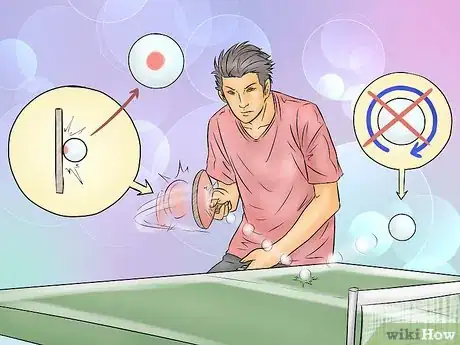 Imagen titulada Serve a Ping Pong Ball With a Topspin Step 1