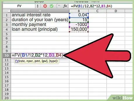 Imagen titulada Calculate a Balloon Payment in Excel Step 6