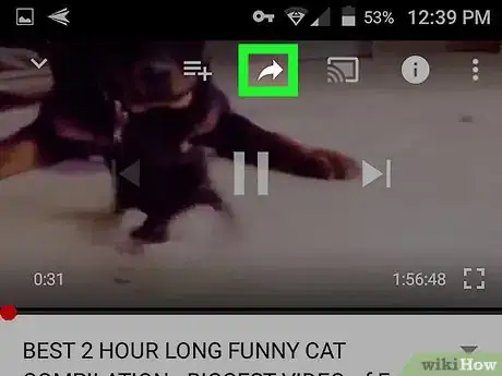Imagen titulada Copy a URL on the YouTube App on Android Step 5