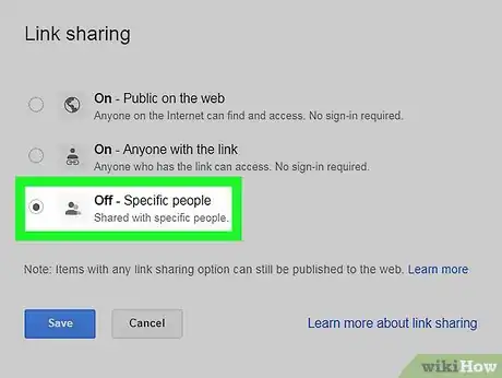 Imagen titulada Unshare a Google Drive Folder on PC or Mac Step 6