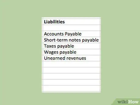 Imagen titulada Make a Balance Sheet for Accounting Step 7