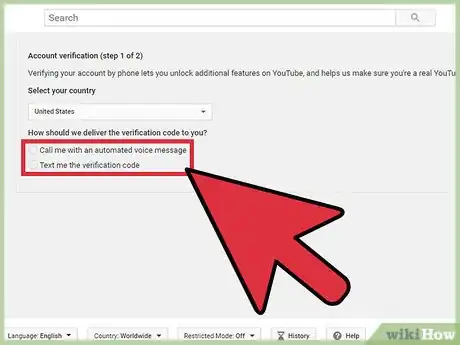 Imagen titulada Verify Your YouTube Account Step 3