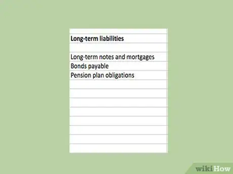 Imagen titulada Make a Balance Sheet for Accounting Step 8