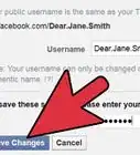 registrar un nombre de usuario de Facebook