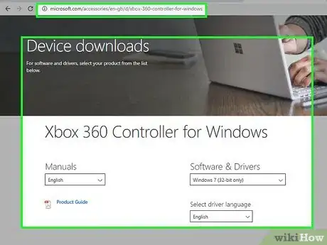 Imagen titulada Connect Xbox 360 Wired Controller to PC Windows 8 Step 1