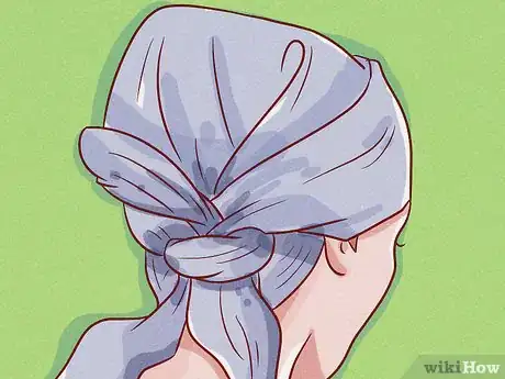 Imagen titulada Wrap Your Hair in a Scarf for Bed Step 8