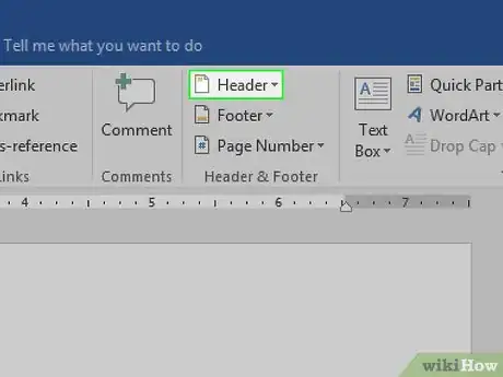 Imagen titulada Add a Header in Microsoft Word Step 4
