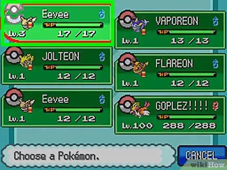 Imagen titulada Get All of the Eevee Evolutions in Pokémon HeartGold_SoulSilver Step 21