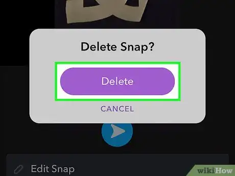 Imagen titulada Delete Memories on Snapchat Step 5