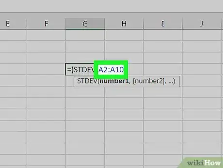 Imagen titulada Calculate RSD in Excel Step 3