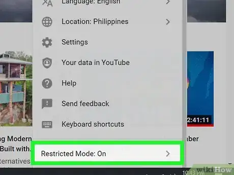 Imagen titulada Turn Off YouTube Restricted Mode Step 3