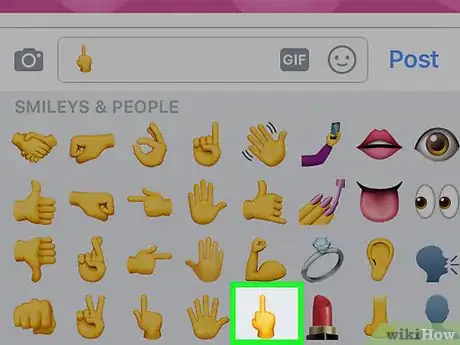 Imagen titulada Do the Middle Finger on Facebook Step 4