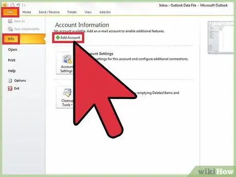 Imagen titulada Configure Outlook 2010 Step 2