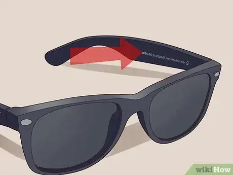 Imagen titulada Tell if Ray Ban Sunglasses Are Fake Step 9