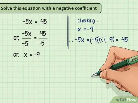 Imagen titulada Solve One Step Equations Step 11