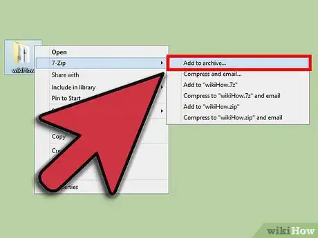Imagen titulada Make a Zip File Step 7