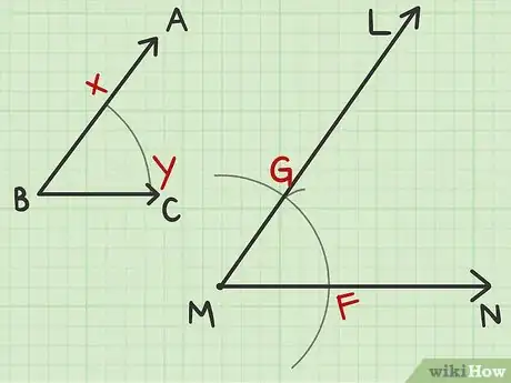 Imagen titulada Construct an Angle Congruent to a Given Angle Step 12