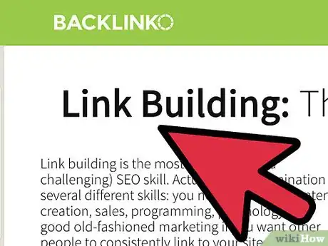 Imagen titulada Start Link Building for Your Website Step 1