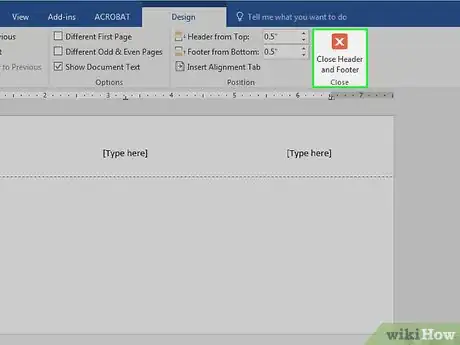 Imagen titulada Add a Header in Microsoft Word Step 7