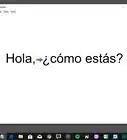 hacer un signo de interrogación de apertura