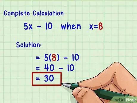 Imagen titulada Evaluate an Algebraic Expression Step 6