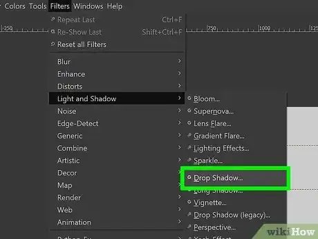 Imagen titulada Use Drop Shadow in GIMP Step 2