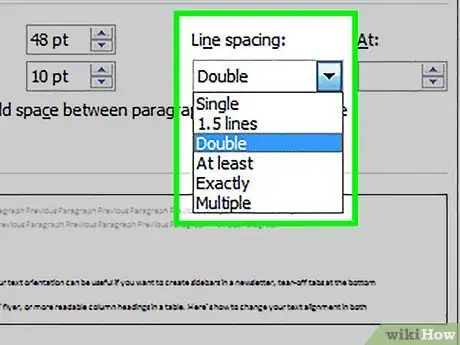 Imagen titulada Double Space in Word Step 8