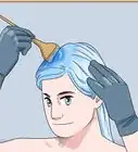 teñir el cabello de azul