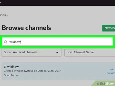 Imagen titulada Unarchive a Slack Channel on PC or Mac Step 3