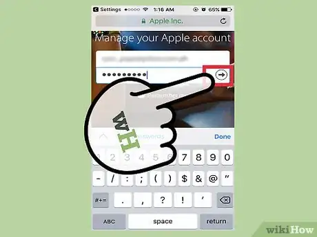 Imagen titulada Change Apple ID Password on iPhone Step 8