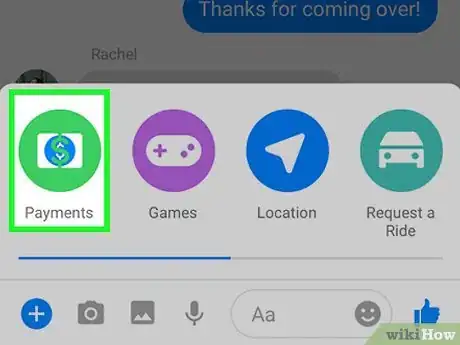 Imagen titulada Send and Request Money with Facebook Messenger Step 5